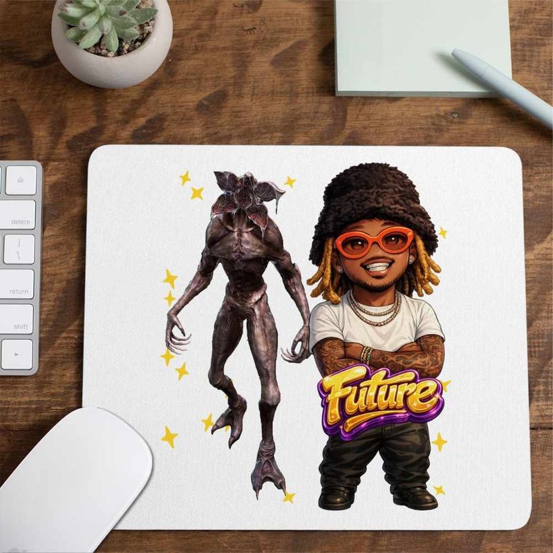 PC, gaming si accesorii - Periferice PC - Mousepad - Mousepad Future Rapper Chibi, 21x19cm - Infinity.ro
