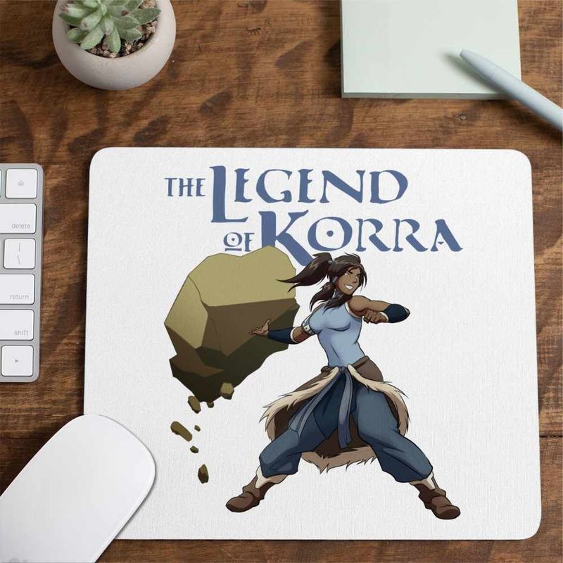 PC, gaming si accesorii - Periferice PC - Mousepad - Mousepad Avatar Korra Maestru Pamantului Airbender, 21x19cm - Infinity.ro