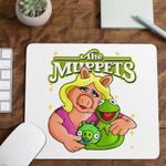 PC, gaming si accesorii - Periferice PC - Mousepad - Mousepad The Muppets Kermit the Frog Miss Piggy, 21x19cm - Infinity.ro