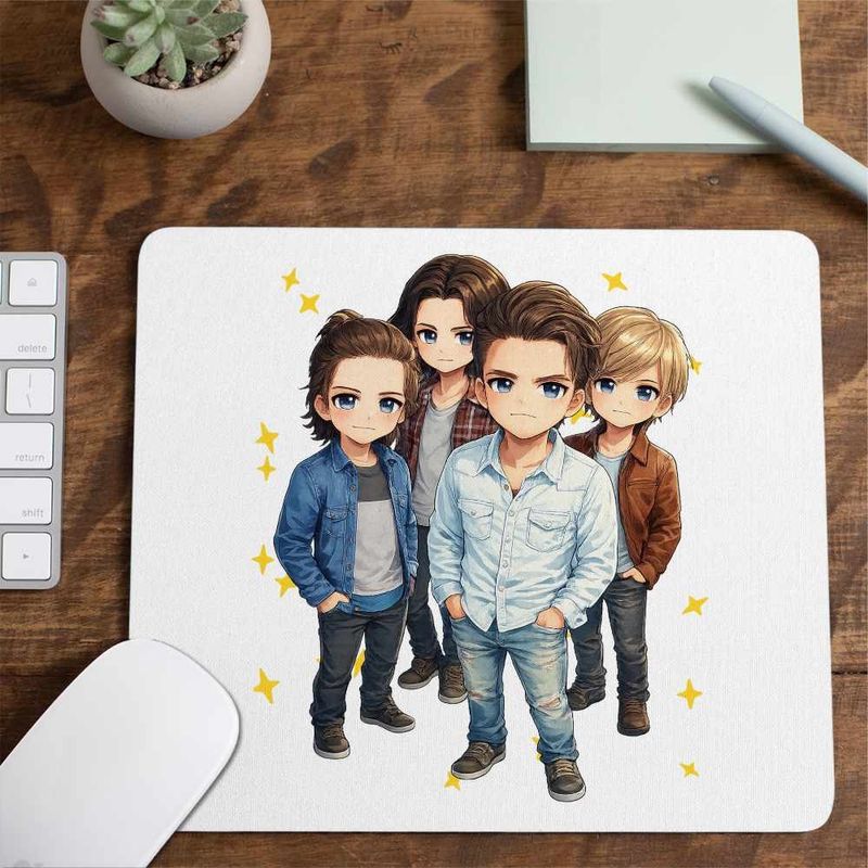 PC, gaming si accesorii - Periferice PC - Mousepad - Mousepad Kaleo Chibi Cartoon, 21x19cm - Infinity.ro