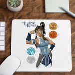 PC, gaming si accesorii - Periferice PC - Mousepad - Mousepad Avatar Legenda lui Korra Cele 4 Elemente, 21x19cm - Infinity.ro