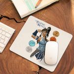 PC, gaming si accesorii - Periferice PC - Mousepad - Mousepad Avatar Legenda lui Korra Cele 4 Elemente, 21x19cm - Infinity.ro