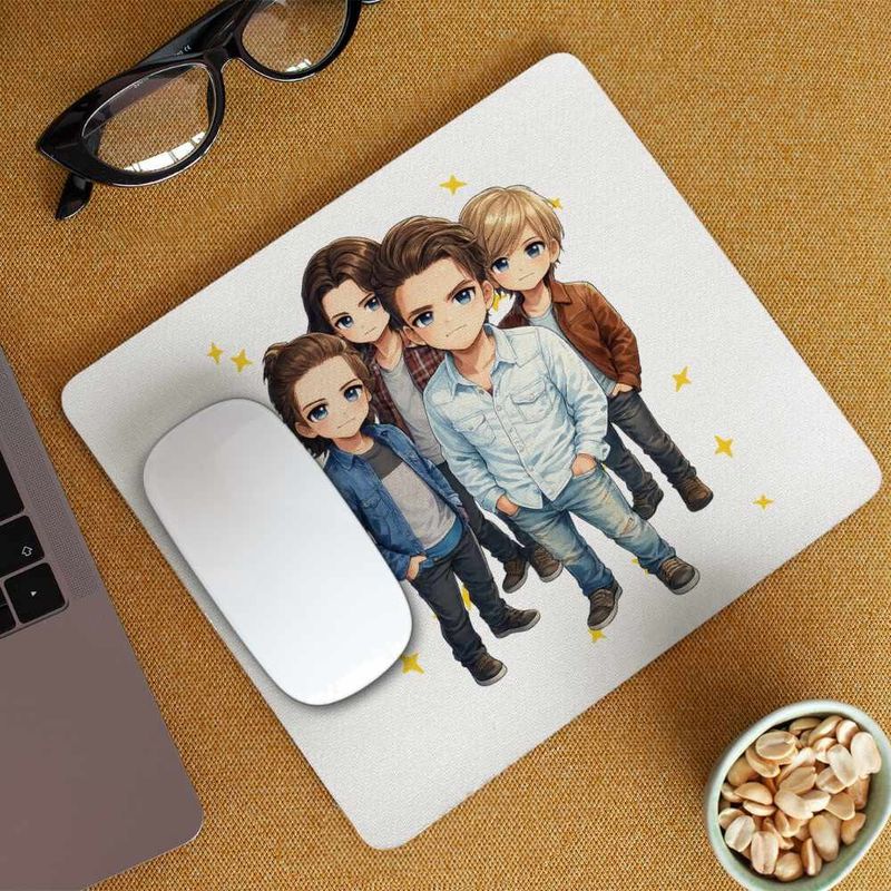 PC, gaming si accesorii - Periferice PC - Mousepad - Mousepad Kaleo Chibi Cartoon, 21x19cm - Infinity.ro
