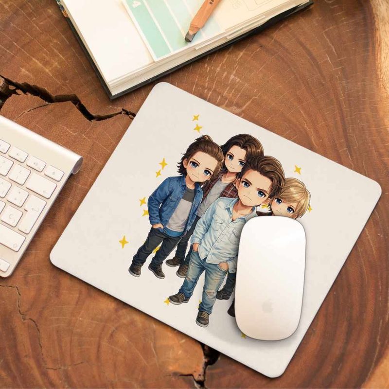 PC, gaming si accesorii - Periferice PC - Mousepad - Mousepad Kaleo Chibi Cartoon, 21x19cm - Infinity.ro