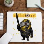 PC, gaming si accesorii - Periferice PC - Mousepad - Mousepad Minions Terminator Biker Despicable, 21x19cm - Infinity.ro