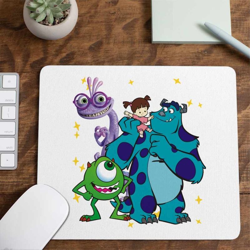 PC, gaming si accesorii - Periferice PC - Mousepad - Mousepad Monsters James Mike Boo, 21x19cm - Infinity.ro