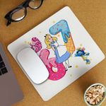 PC, gaming si accesorii - Periferice PC - Mousepad - Mousepad Alice Tara Minunilor Six Seven Sase Sapte 67, 21x19cm - Infinity.ro