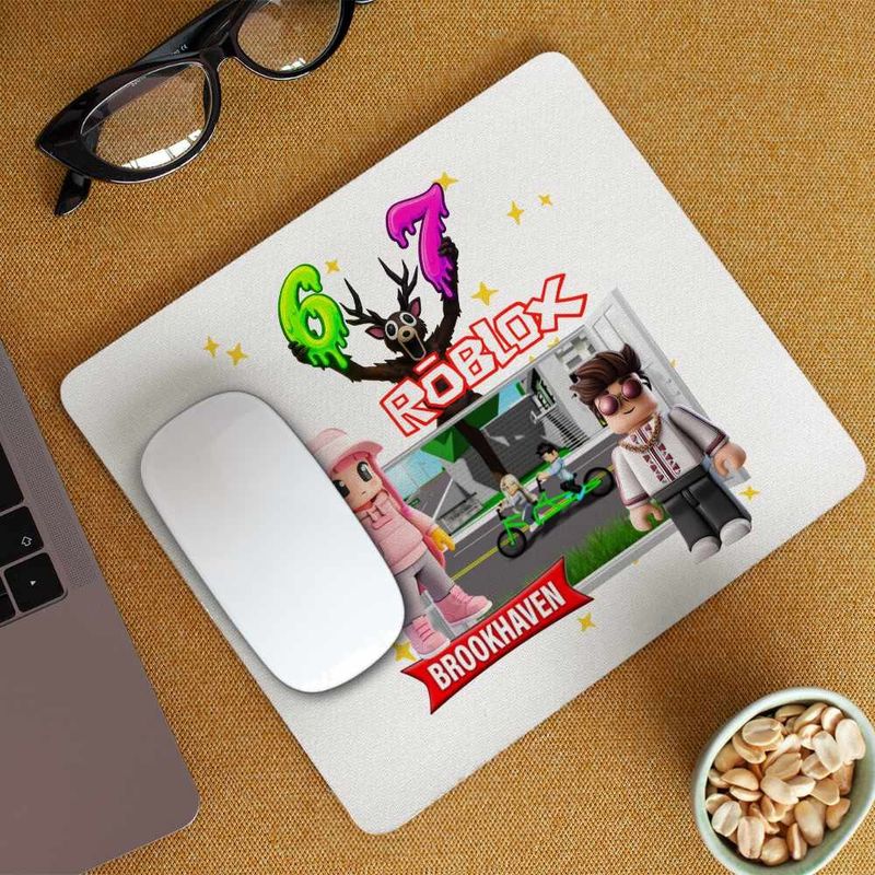 PC, gaming si accesorii - Periferice PC - Mousepad - Mousepad Brookhaven Roblox Game, 21x19cm - Infinity.ro