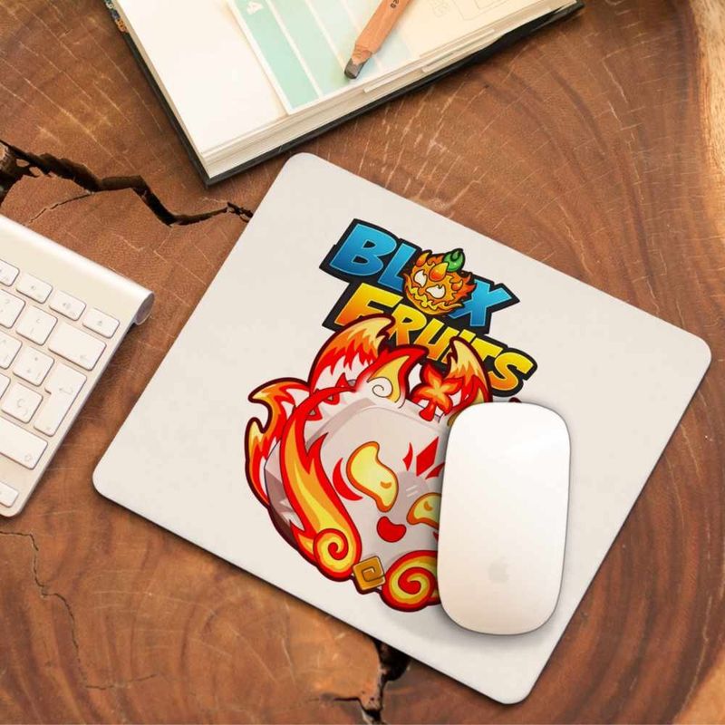 PC, gaming si accesorii - Periferice PC - Mousepad - Mousepad Blox Fruits Empyrean Fruit Roblox Fructe, 21x19cm - Infinity.ro