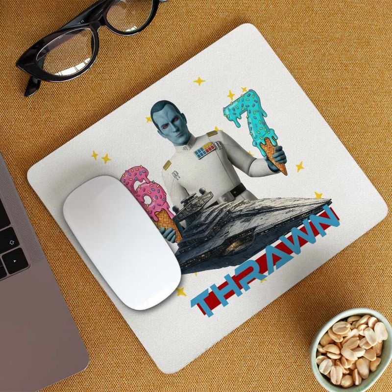 PC, gaming si accesorii - Periferice PC - Mousepad - Mousepad Thrawn Six Seven Sase Sapte Star Wars Destroyer, 21x19cm - Infinity.ro