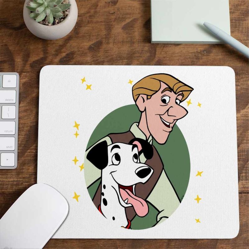 PC, gaming si accesorii - Periferice PC - Mousepad - Mousepad 101 Dalmatieni Roger Pongo Catel Dalmatian, 21x19cm - Infinity.ro