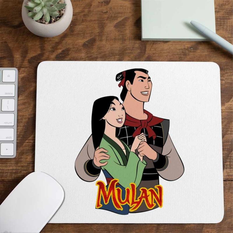 PC, gaming si accesorii - Periferice PC - Mousepad - Mousepad Mulan Shang, 21x19cm - Infinity.ro