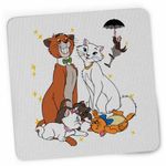 PC, gaming si accesorii - Periferice PC - Mousepad - Mousepad Pisicile Aristocrate Familie Desene Animate, 21x19cm - Infinity.ro