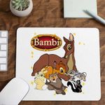 PC, gaming si accesorii - Periferice PC - Mousepad - Mousepad Bambi Mama Thumper Padura Caprioara, 21x19cm - Infinity.ro