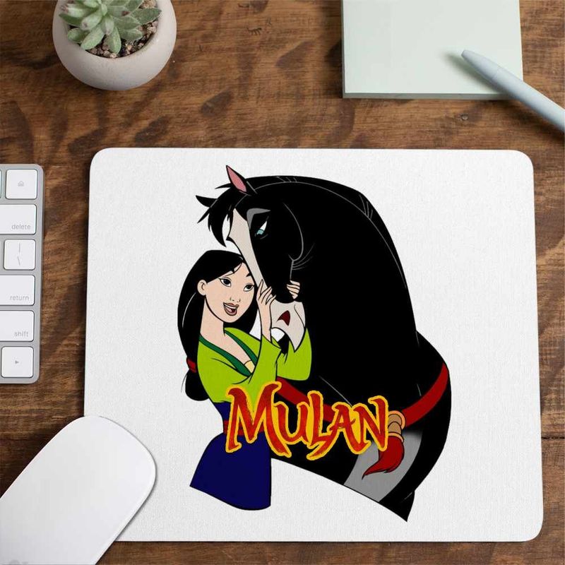 PC, gaming si accesorii - Periferice PC - Mousepad - Mousepad Mulan Khan Cal, 21x19cm - Infinity.ro