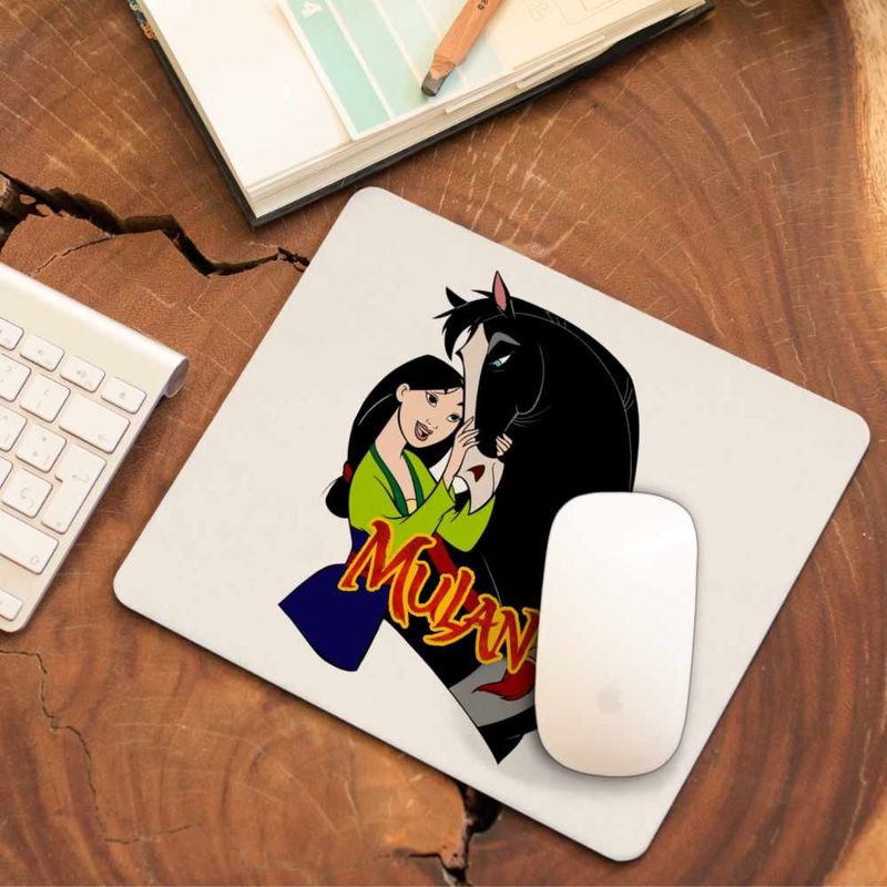 PC, gaming si accesorii - Periferice PC - Mousepad - Mousepad Mulan Khan Cal, 21x19cm - Infinity.ro