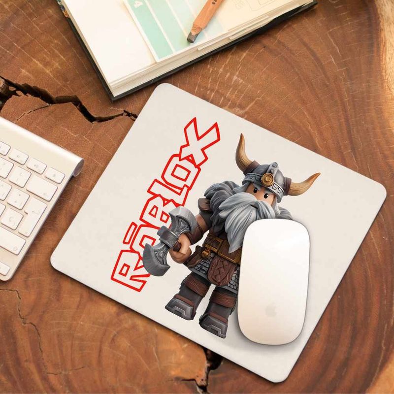 PC, gaming si accesorii - Periferice PC - Mousepad - Mousepad Roblox Viking Warrior, 21x19cm - Infinity.ro