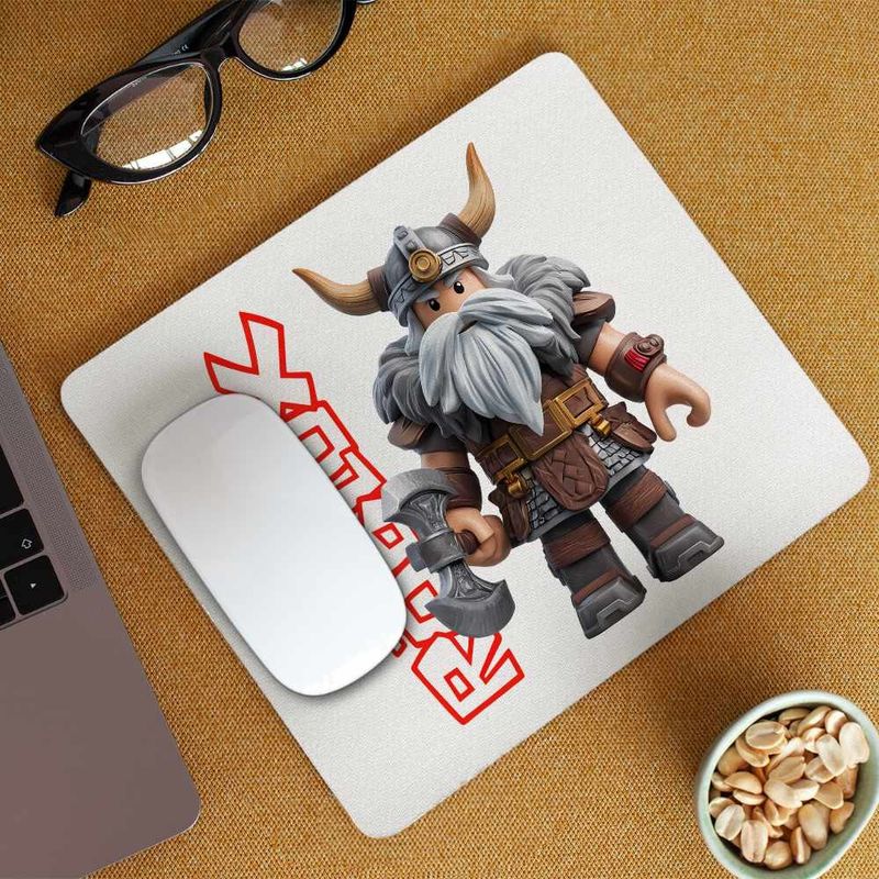 PC, gaming si accesorii - Periferice PC - Mousepad - Mousepad Roblox Viking Warrior, 21x19cm - Infinity.ro