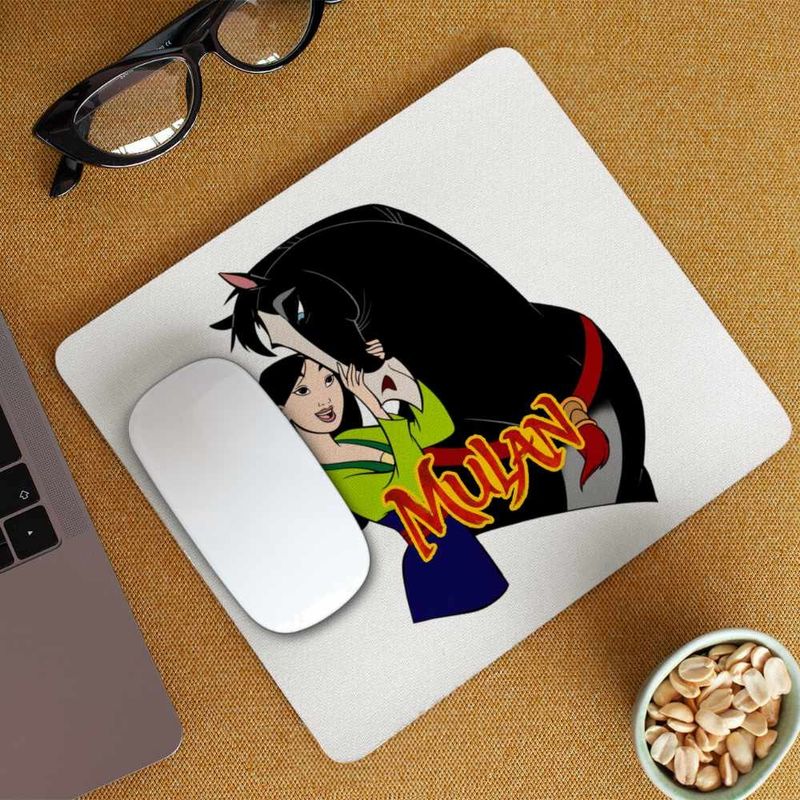 PC, gaming si accesorii - Periferice PC - Mousepad - Mousepad Mulan Khan Cal, 21x19cm - Infinity.ro