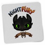 PC, gaming si accesorii - Periferice PC - Mousepad - Mousepad Night Fury How to train your dragon, 21x19cm - Infinity.ro