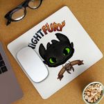 PC, gaming si accesorii - Periferice PC - Mousepad - Mousepad Night Fury How to train your dragon, 21x19cm - Infinity.ro