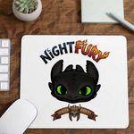 PC, gaming si accesorii - Periferice PC - Mousepad - Mousepad Night Fury How to train your dragon, 21x19cm - Infinity.ro