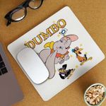 PC, gaming si accesorii - Periferice PC - Mousepad - Mousepad Dumbo Elefantel Zburator Circ, 21x19cm - Infinity.ro
