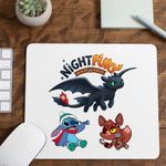 PC, gaming si accesorii - Periferice PC - Mousepad - Mousepad Night Fury Toothless How to train your dragon, 21x19cm - Infinity.ro