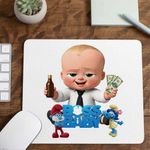 PC, gaming si accesorii - Periferice PC - Mousepad - Mousepad Baby Boss Money, 21x19cm - Infinity.ro