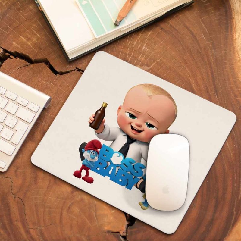 PC, gaming si accesorii - Periferice PC - Mousepad - Mousepad Baby Boss Money, 21x19cm - Infinity.ro