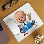 PC, gaming si accesorii - Periferice PC - Mousepad - Mousepad Baby Boss Money, 21x19cm - Infinity.ro
