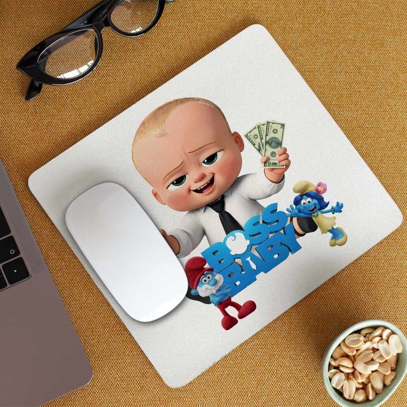 PC, gaming si accesorii - Periferice PC - Mousepad - Mousepad Baby Boss Money, 21x19cm - Infinity.ro