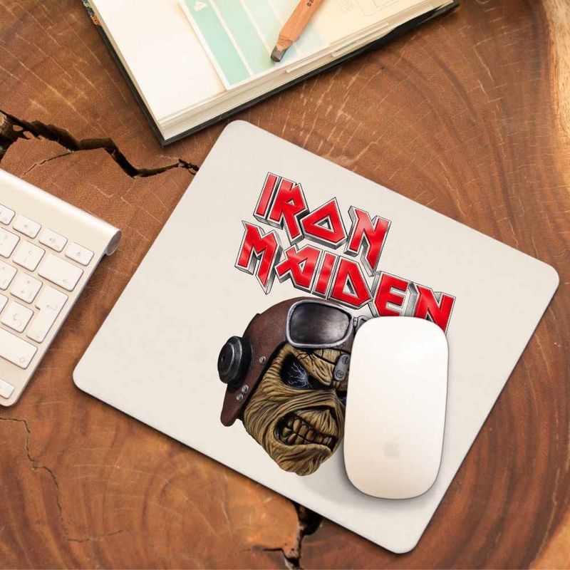 PC, gaming si accesorii - Periferice PC - Mousepad - Mousepad Iron Maiden Heavy Metal, 21x19cm - Infinity.ro