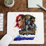PC, gaming si accesorii - Periferice PC - Mousepad - Mousepad Runeterra Jinx Vi Arcane, 21x19cm - Infinity.ro
