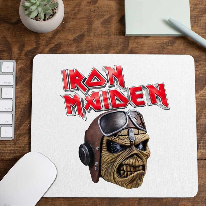 PC, gaming si accesorii - Periferice PC - Mousepad - Mousepad Iron Maiden Heavy Metal, 21x19cm - Infinity.ro