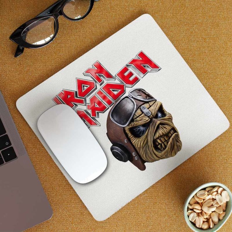 PC, gaming si accesorii - Periferice PC - Mousepad - Mousepad Iron Maiden Heavy Metal, 21x19cm - Infinity.ro