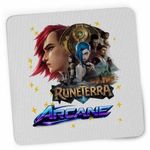 PC, gaming si accesorii - Periferice PC - Mousepad - Mousepad Runeterra Jinx Vi Arcane, 21x19cm - Infinity.ro