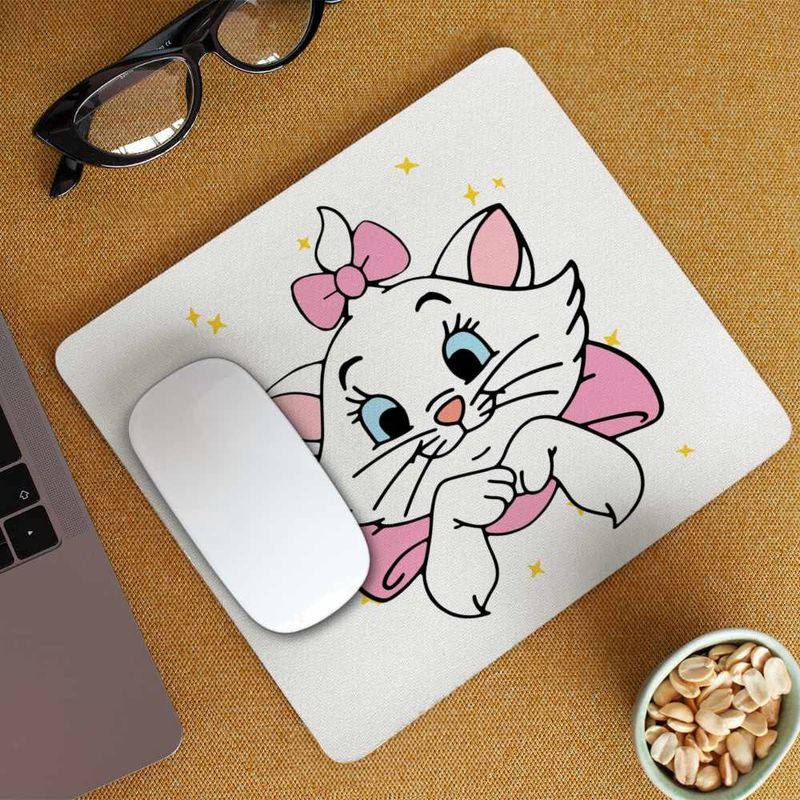 PC, gaming si accesorii - Periferice PC - Mousepad - Mousepad Pisicile Aristocrate Marie Pisicuta, 21x19cm - Infinity.ro