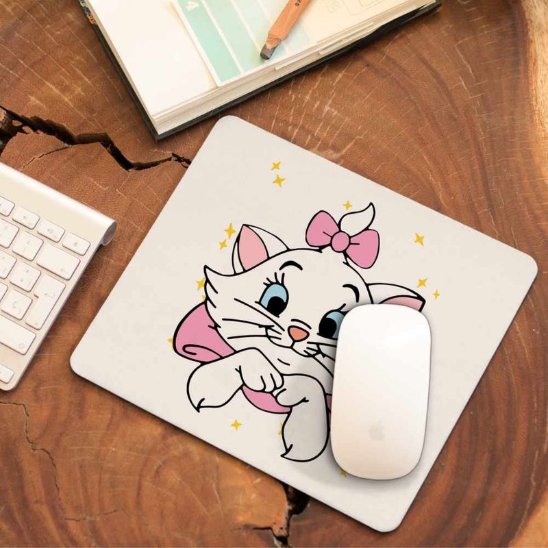 PC, gaming si accesorii - Periferice PC - Mousepad - Mousepad Pisicile Aristocrate Marie Pisicuta, 21x19cm - Infinity.ro