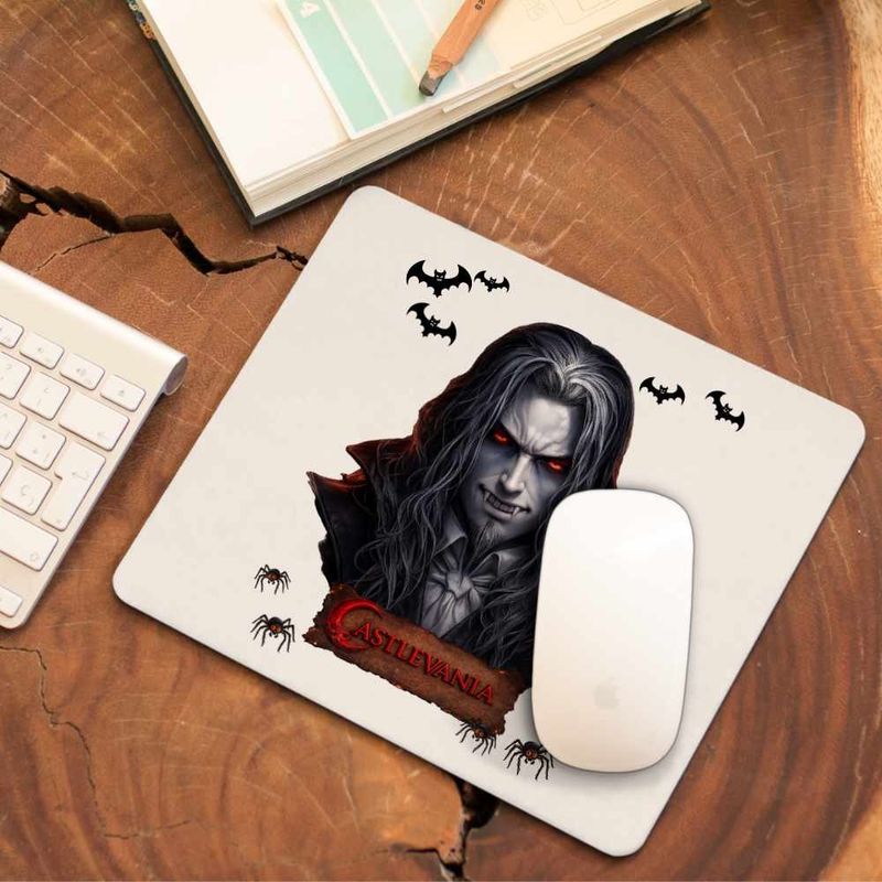 PC, gaming si accesorii - Periferice PC - Mousepad - Mousepad Castlevania Dracula Gothic Horror, 21x19cm - Infinity.ro