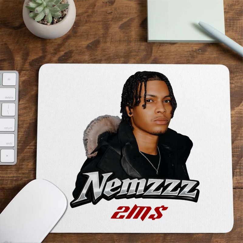 PC, gaming si accesorii - Periferice PC - Mousepad - Mousepad Nemzzz Rap Hip Hop, 21x19cm - Infinity.ro