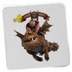 PC, gaming si accesorii - Periferice PC - Mousepad - Mousepad Fishtlegs Meatlug How to train your dragon, 21x19cm - Infinity.ro