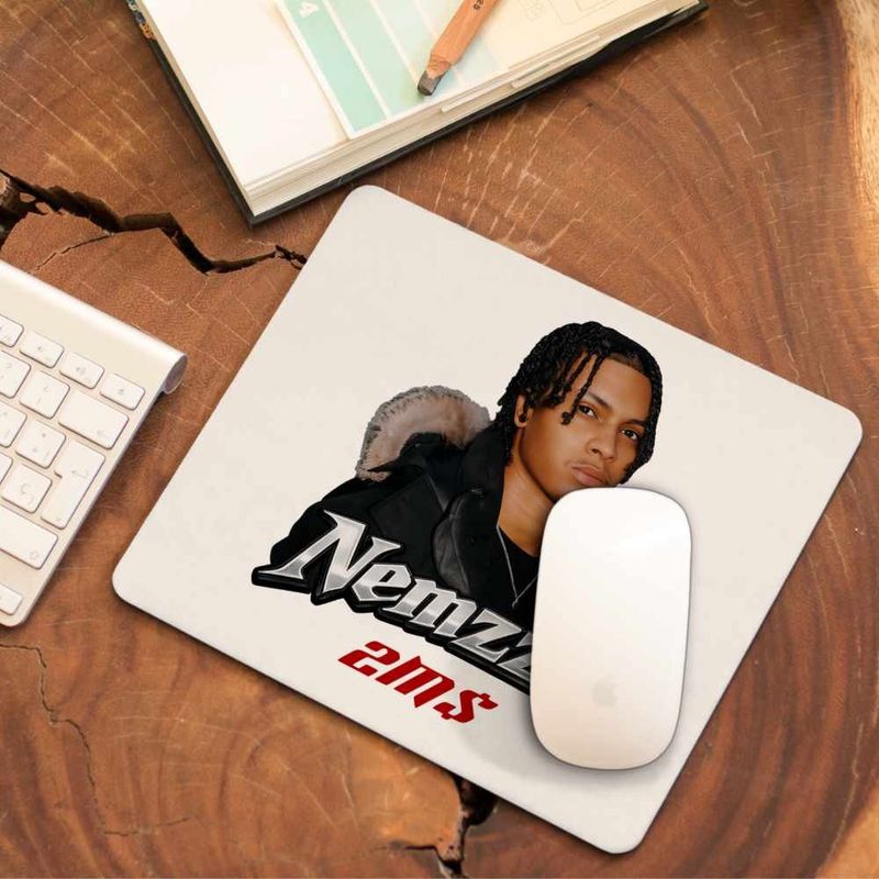 PC, gaming si accesorii - Periferice PC - Mousepad - Mousepad Nemzzz Rap Hip Hop, 21x19cm - Infinity.ro