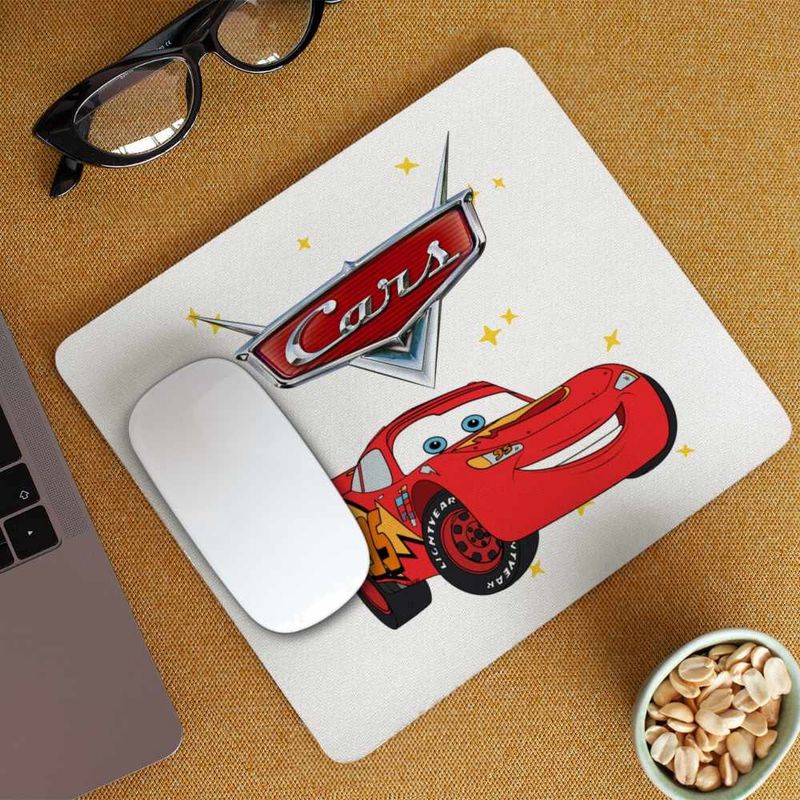 PC, gaming si accesorii - Periferice PC - Mousepad - Mousepad Cars Curse Masini Fulger, 21x19cm - Infinity.ro