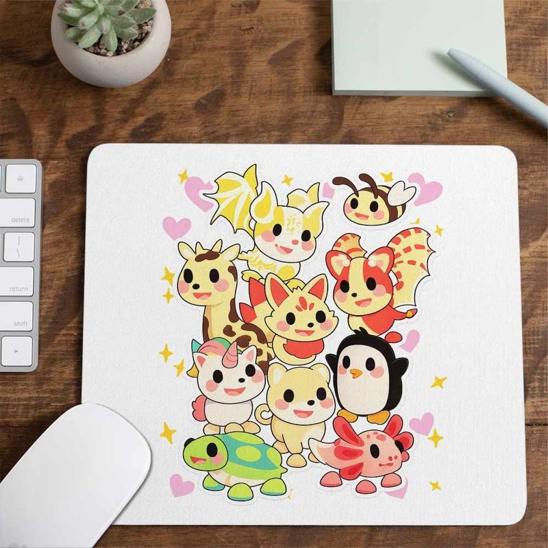 PC, gaming si accesorii - Periferice PC - Mousepad - Mousepad Roblox Adopt Me Cute Pets, 21x19cm - Infinity.ro