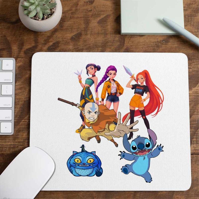 PC, gaming si accesorii - Periferice PC - Mousepad - Mousepad Avatar Huntrix Kpop Last Airbender, 21x19cm - Infinity.ro