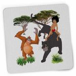 PC, gaming si accesorii - Periferice PC - Mousepad - Mousepad Cartea Junglei Bagheera Mowgli King Louie, 21x19cm - Infinity.ro