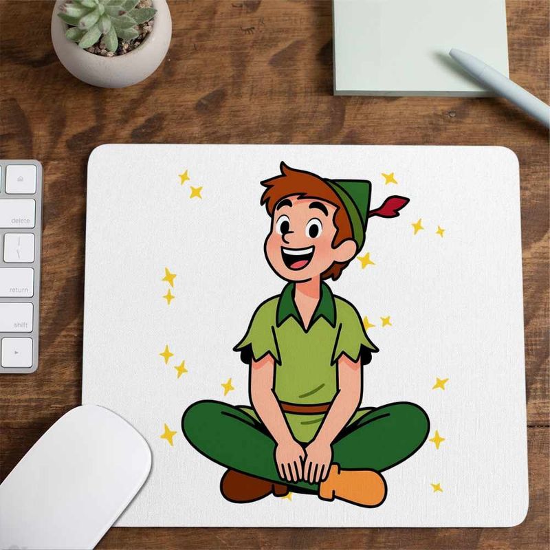 PC, gaming si accesorii - Periferice PC - Mousepad - Mousepad Peter Pan Neverland, 21x19cm - Infinity.ro