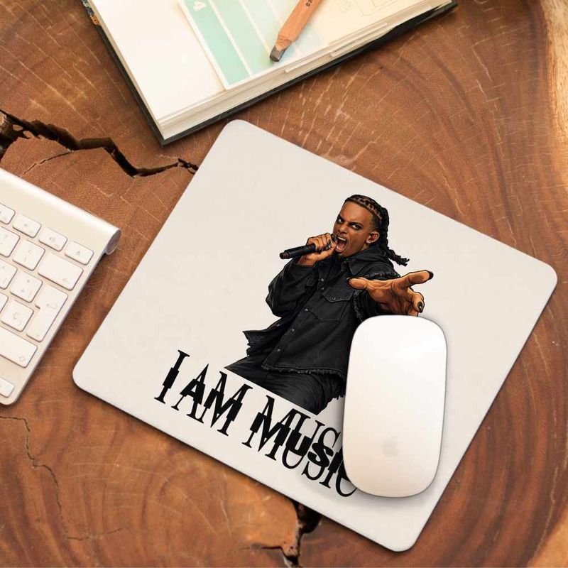 PC, gaming si accesorii - Periferice PC - Mousepad - Mousepad Playboi Carti I am Music, 21x19cm - Infinity.ro