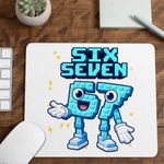 PC, gaming si accesorii - Periferice PC - Mousepad - Mousepad Six Seven Meme Roblox 67 Sase Sapte Steal a Brainrot , 21x19cm - Infinity.ro